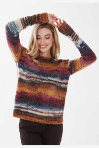 Boatneck Spacedye Sweater 1279874