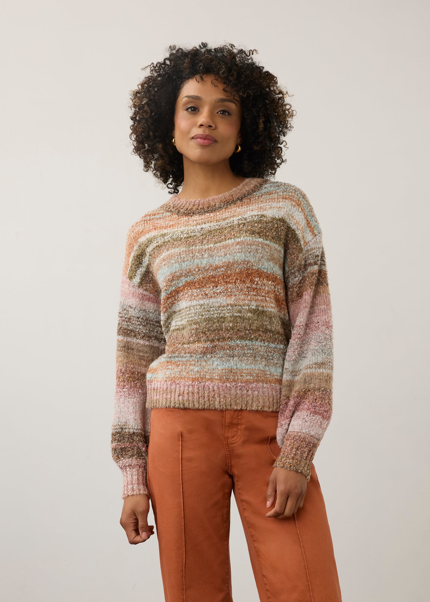 FDJ Boat Neck Boucle Sweater 1285891