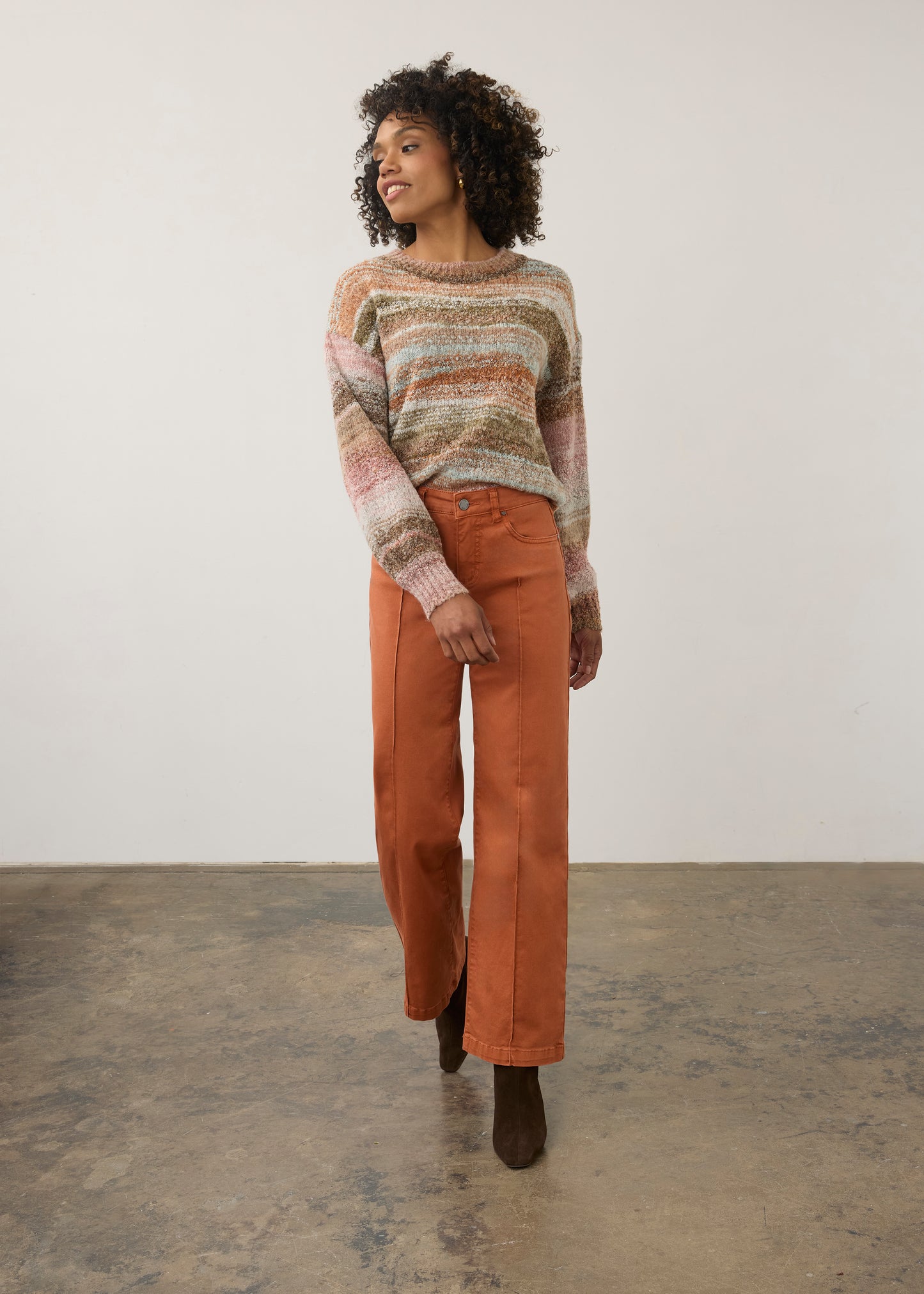 FDJ Boat Neck Boucle Sweater 1285891