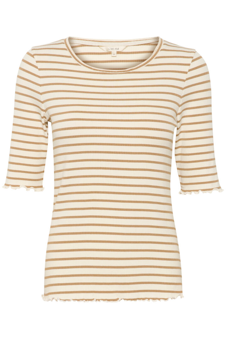 CREAM Ribba SS Stripe Blouse *Final Sale*