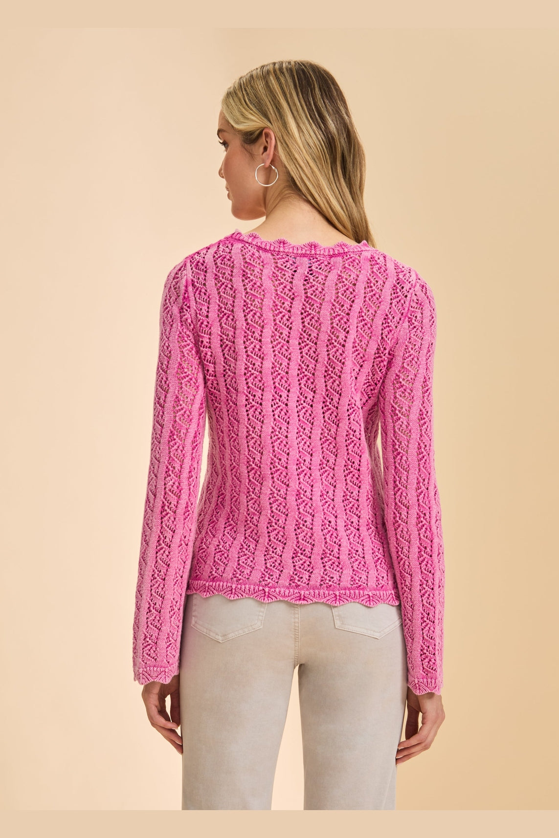 FDJ Long Sleeve Garment Dye Sweater 1467314