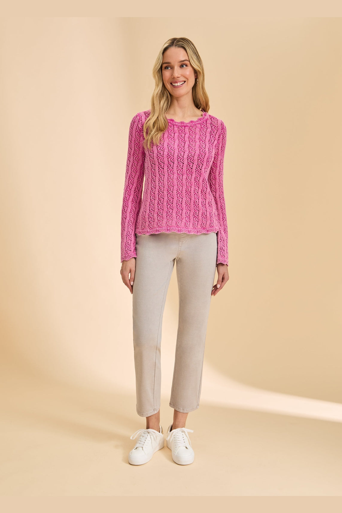 FDJ Long Sleeve Garment Dye Sweater 1467314