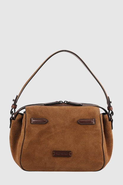 THE TREND Torrevento Suede Handbag