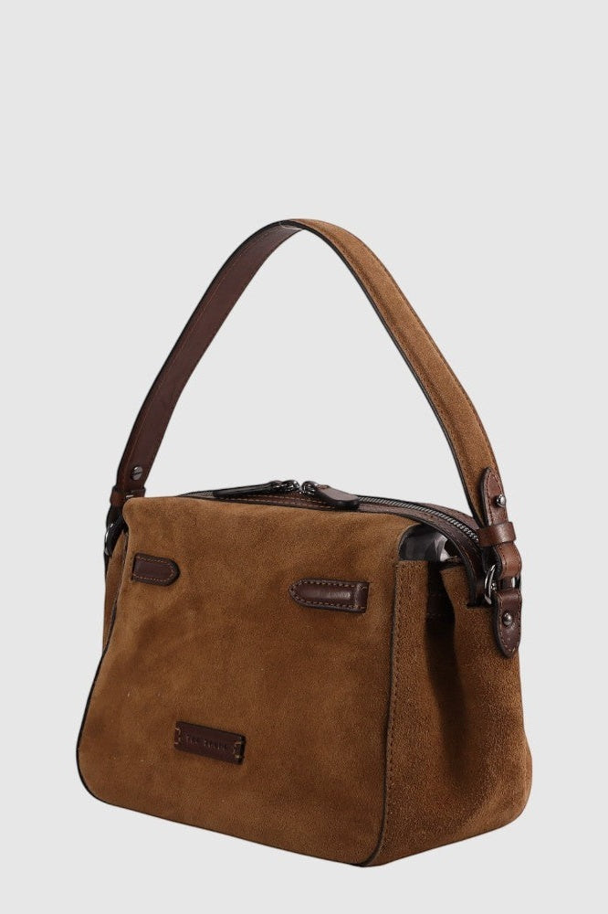 THE TREND Torrevento Suede Handbag