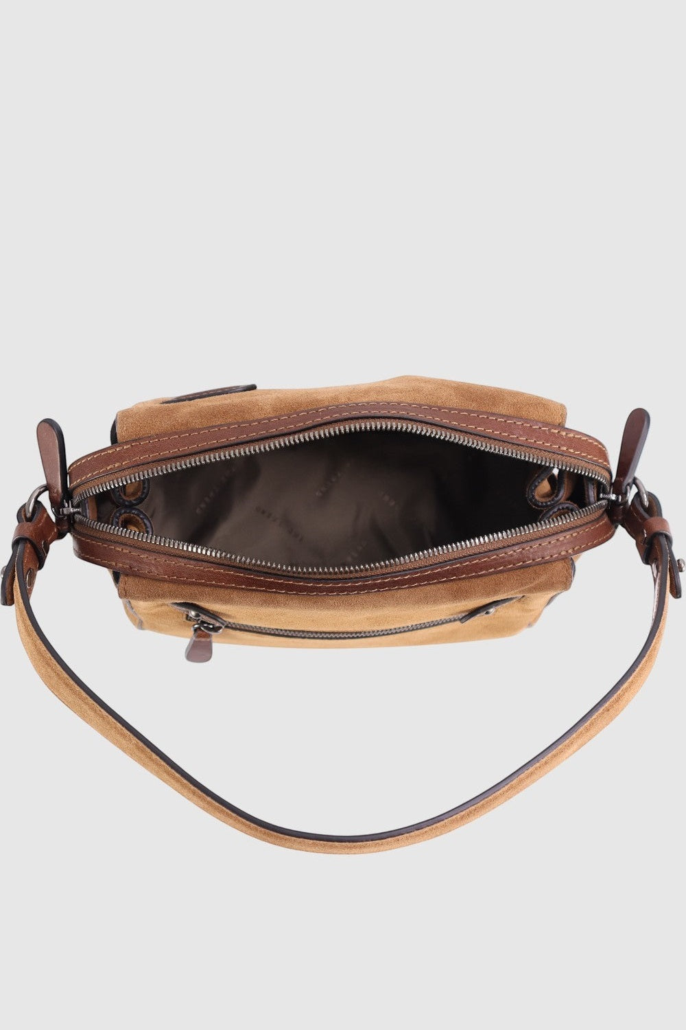 THE TREND Torrevento Suede Handbag