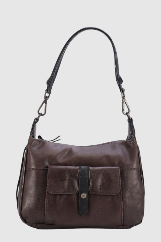 THE TREND Italo Leather Handbag