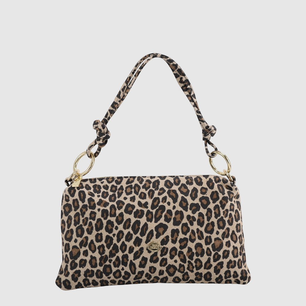 THE TREND Otella Leopard Leather Bag