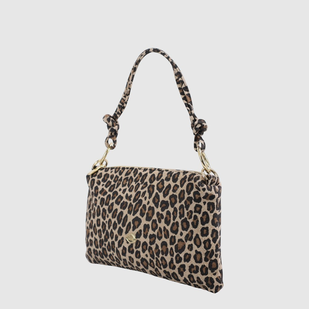 THE TREND Otella Leopard Leather Bag