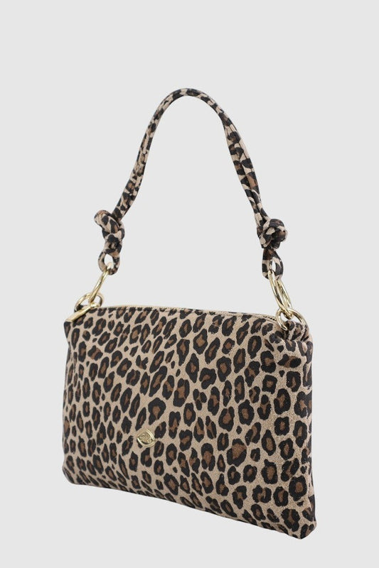 THE TREND Otella Leopard Leather Bag