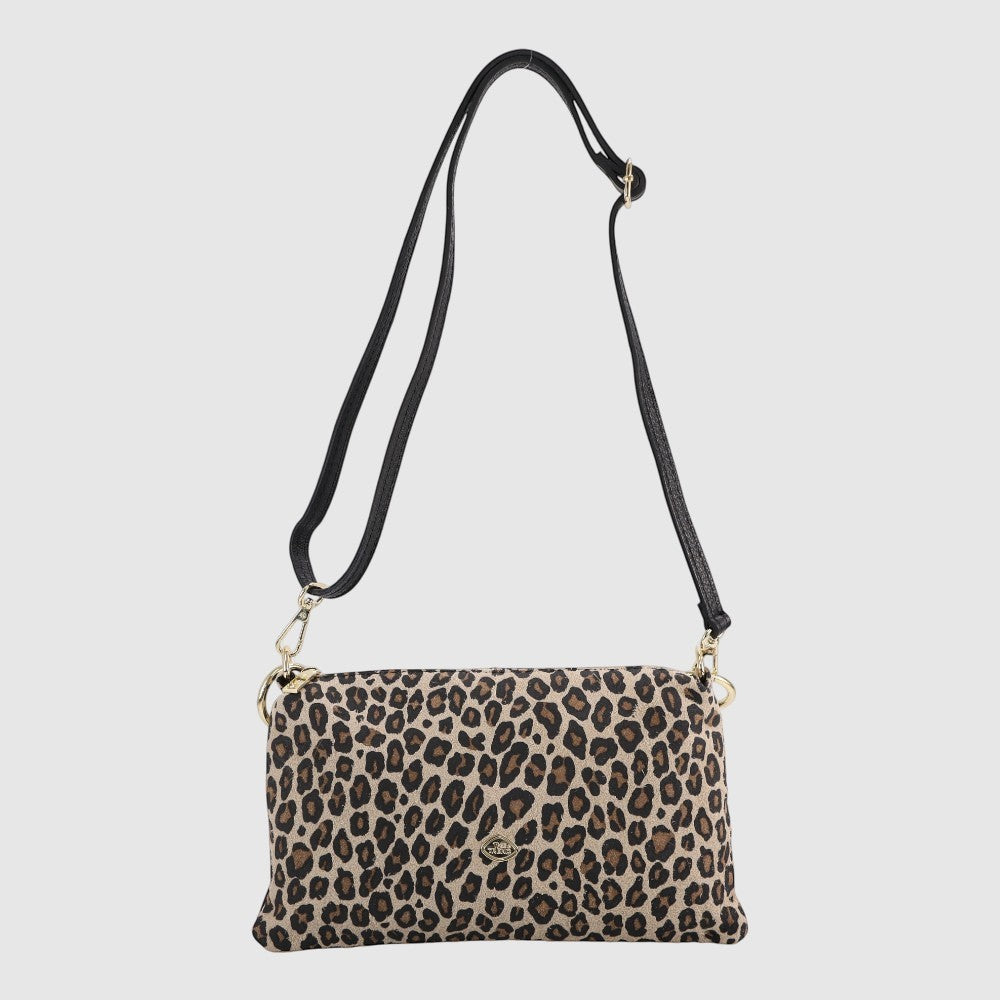 THE TREND Otella Leopard Leather Bag