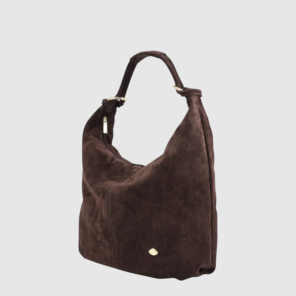 THE TREND Vallone Suede Handbag