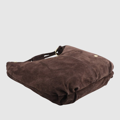 THE TREND Vallone Suede Handbag