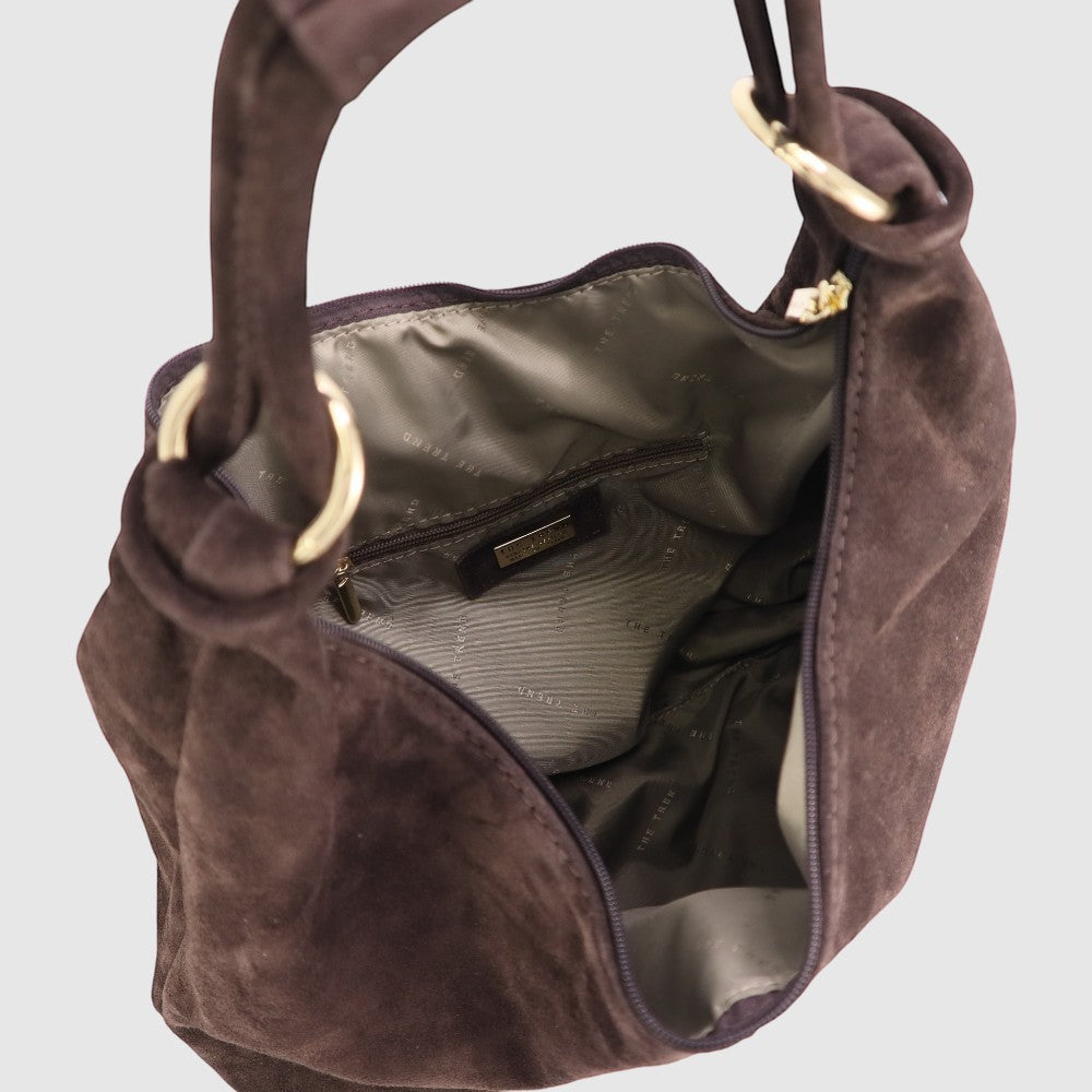 THE TREND Vallone Suede Handbag
