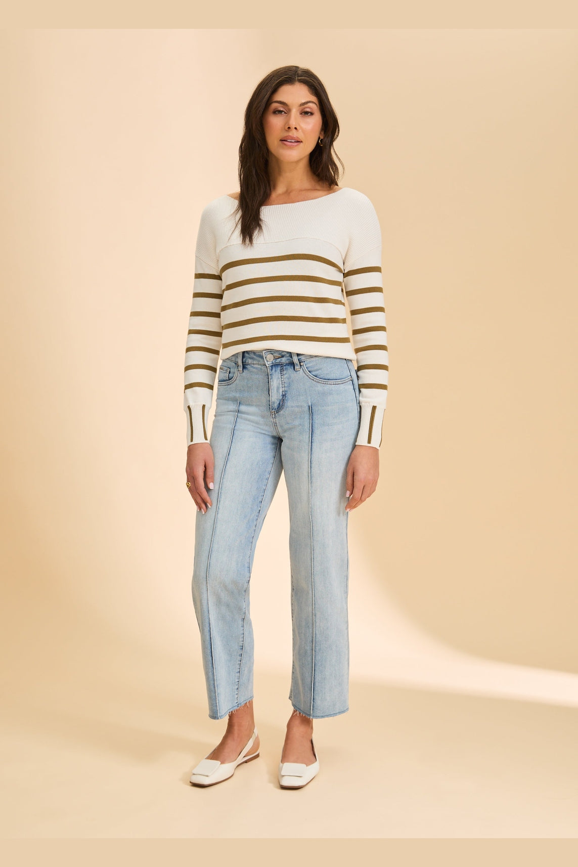 FDJ Long Sleeve Striped Sweater 1955314