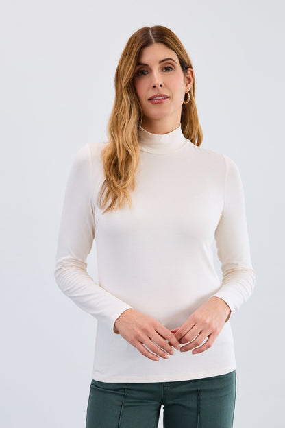 FDJ L/S Mock Neck Top 3056756