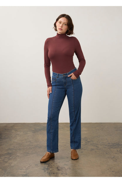 FDJ L/S Mock Neck Top 3056756