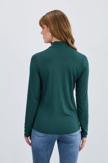 FDJ L/S Mock Neck Top 3056756