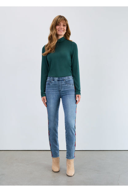 FDJ L/S Mock Neck Top 3056756