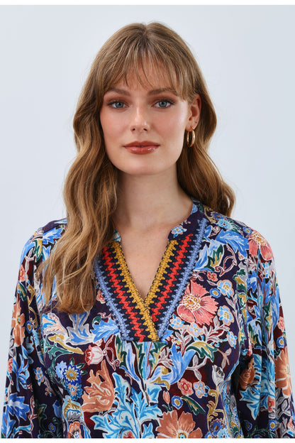 FDJ Embellished Neck Top 3188153