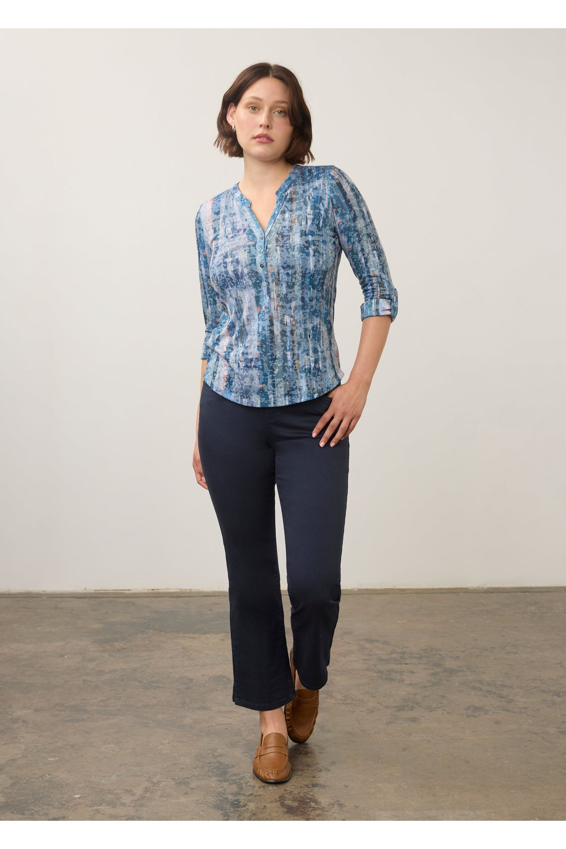 FDJ Henley Top Gravity Indigo 3387844