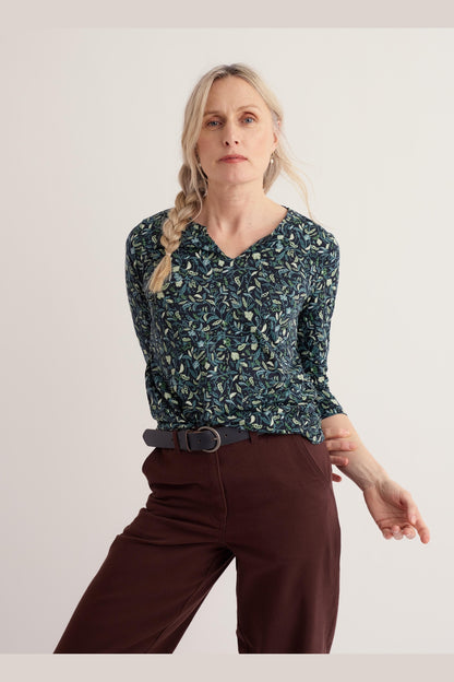 SEASALT 3/4 Kellow Top