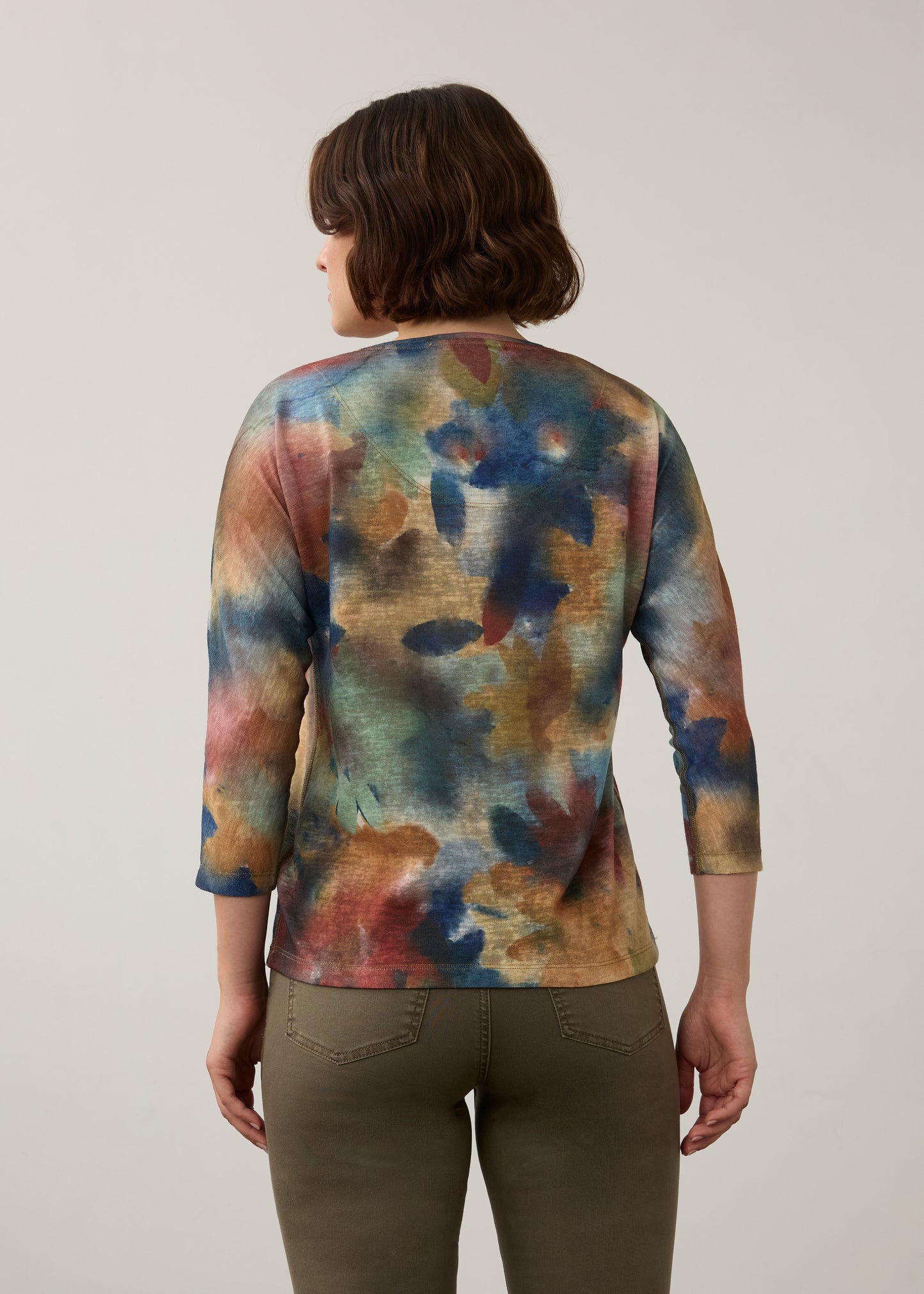 FDJ Drop Shoulder V-neck Top 3556451