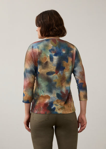 FDJ Drop Shoulder V-neck Top 3556451