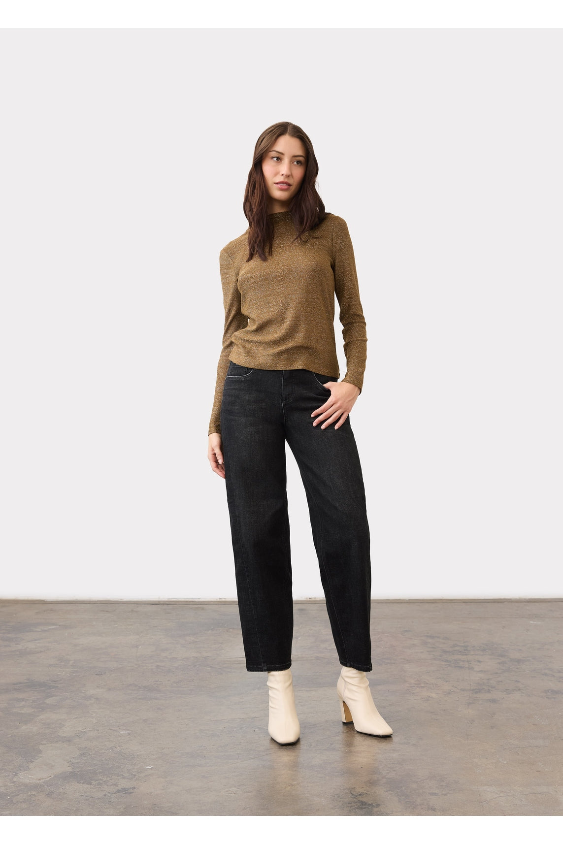 FDJ Long Sleeve Mock Neck Top 3597870