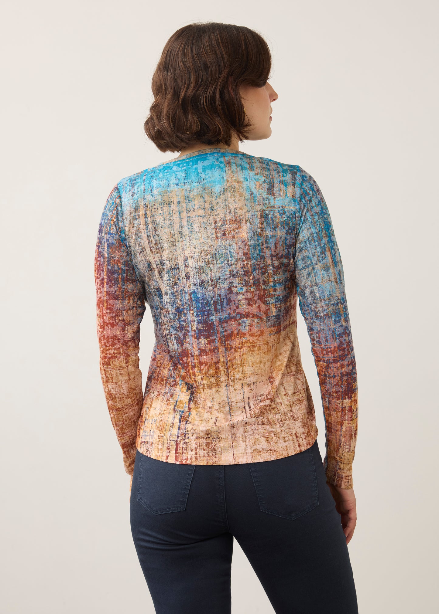 FDJ Long Sleeve V Neck Top 3599844