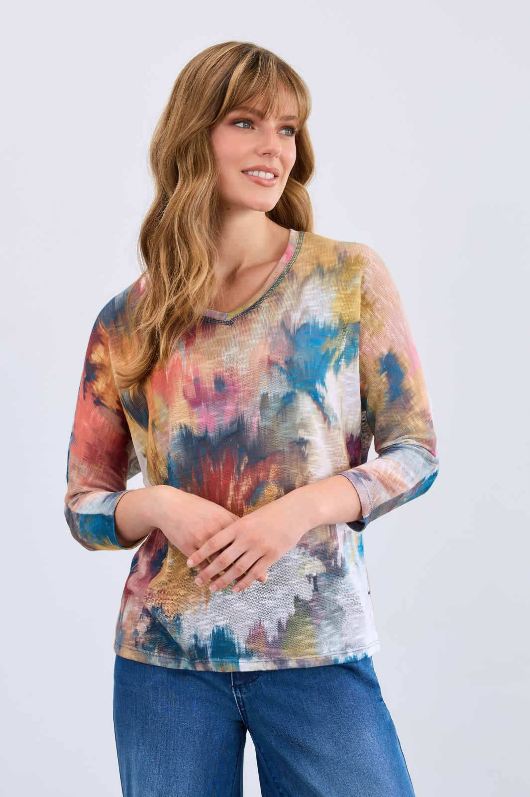 FDJ Dolman V Neck Top 3705955