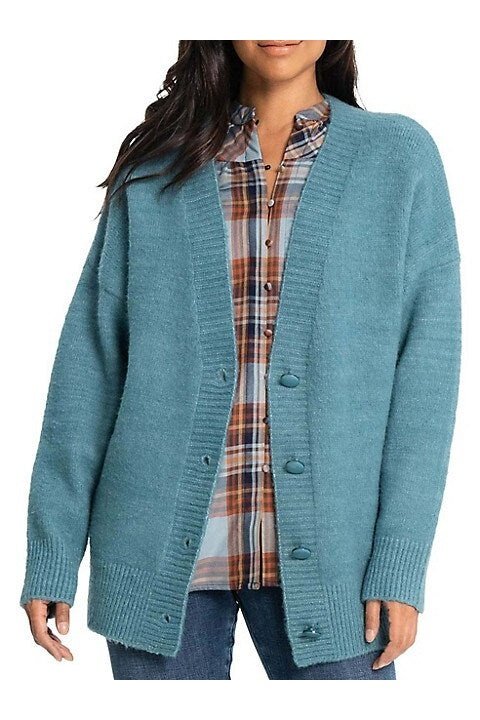 LOIS Kathia LS Button Front Cardigan