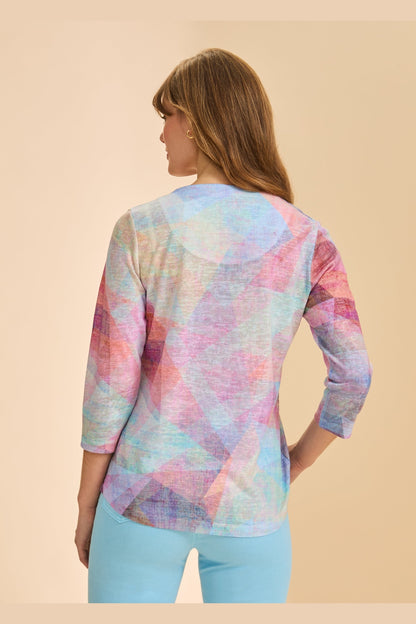 FDJ Notch Neck Top 3738451