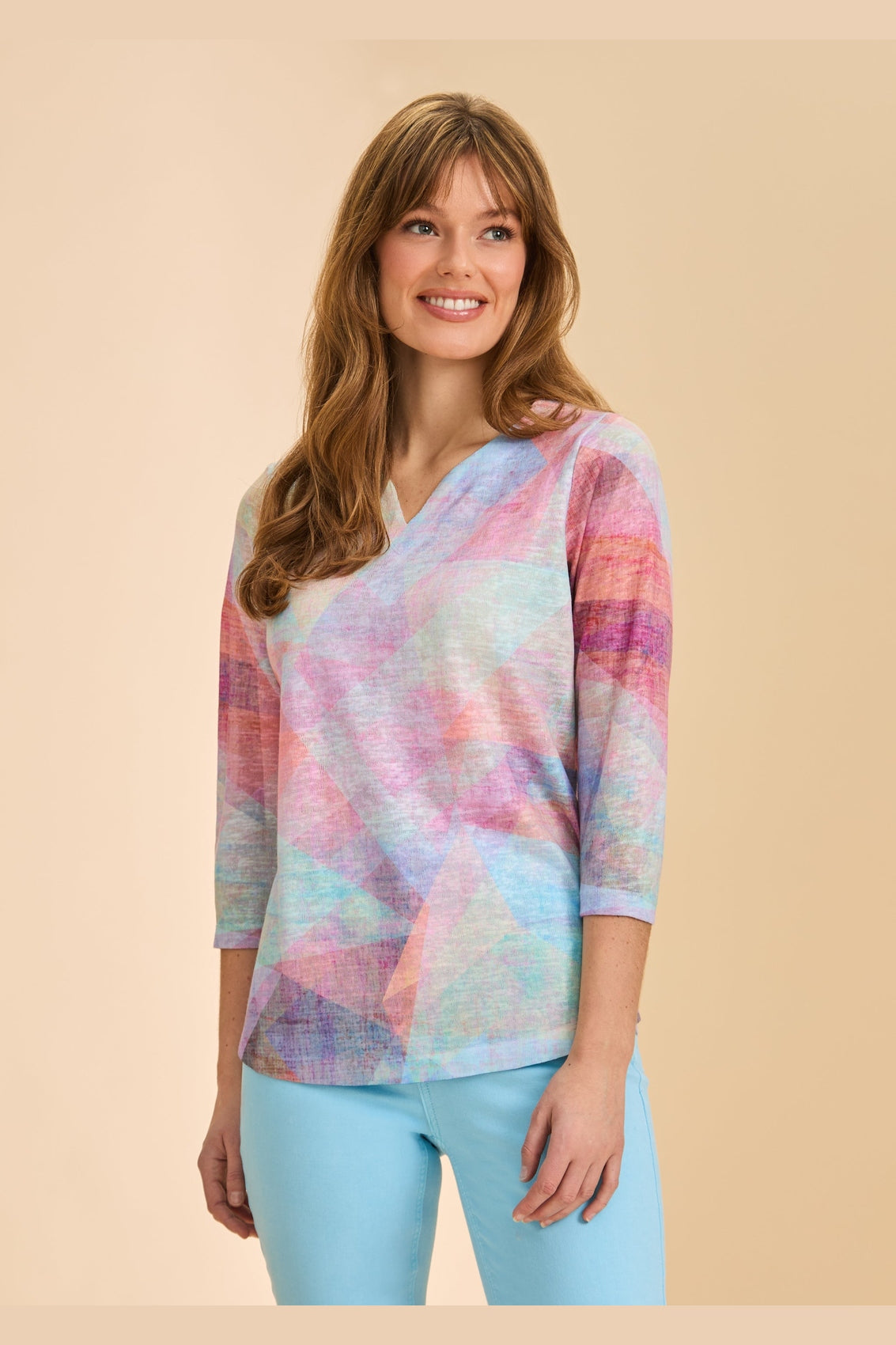 FDJ Notch Neck Top 3738451