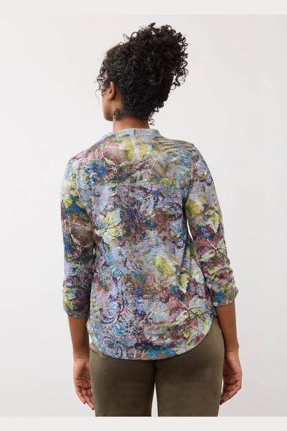 FDJ 3/4 Sleeve V-neck Top 3740451