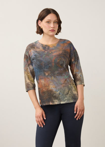 FDJ Drop Shoulder 3/4 Sleeve Top 3901451