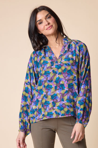 HABITAT Ruched Collar Shirt H39325