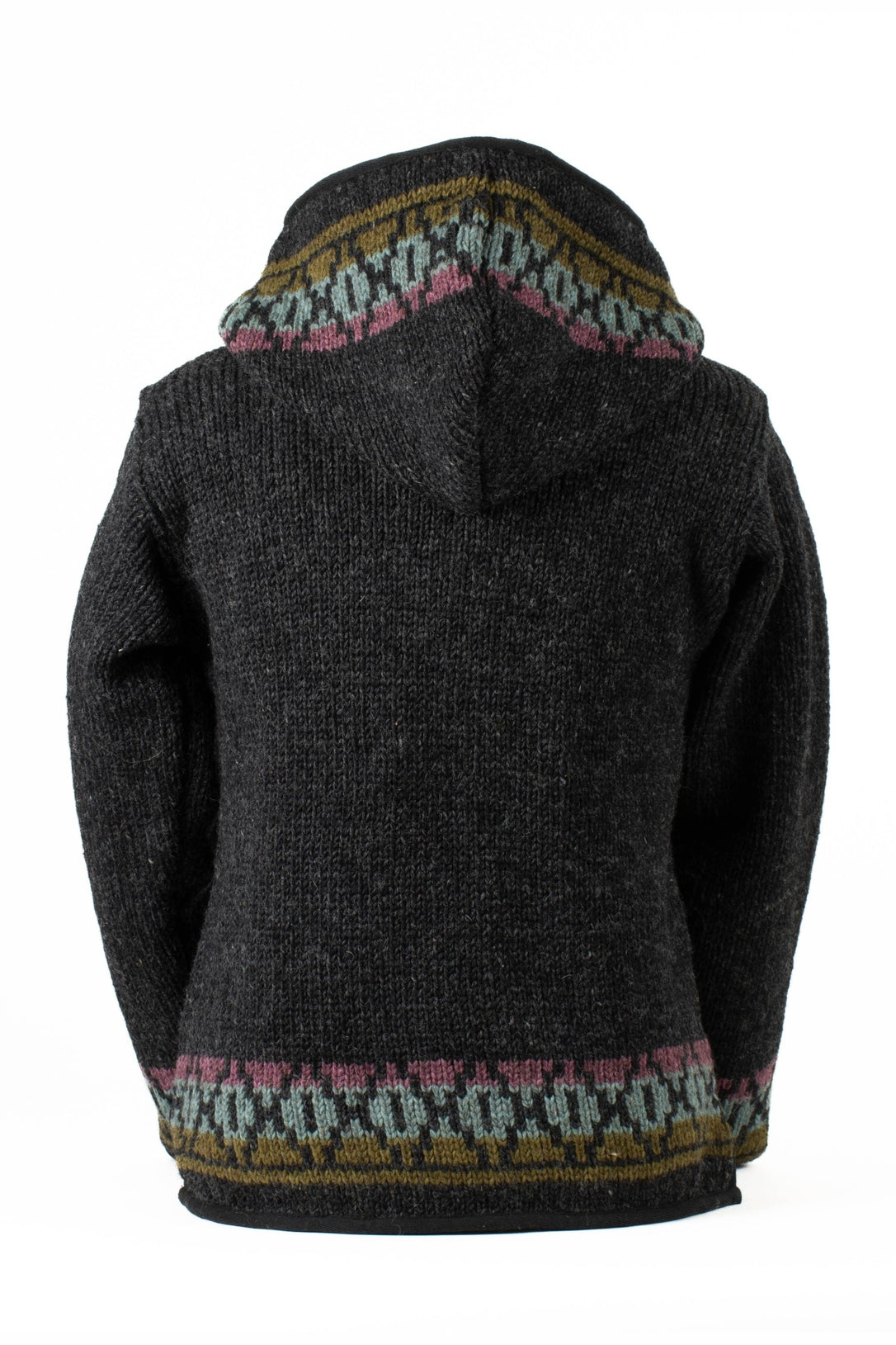 Lost Horizons Canada - Misty Wool Knit Sweater with Lined Hood