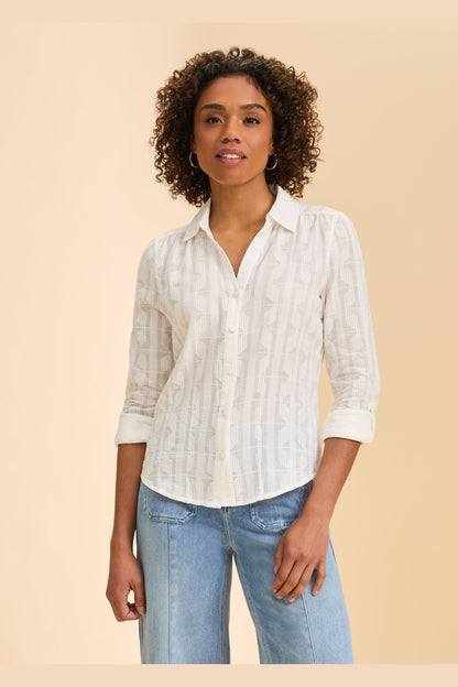 FDJ Long Sleeve Split Neck Shirt 7112174