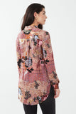 FDJ Printed Long Sleeve Tunic Blouse 7116906
