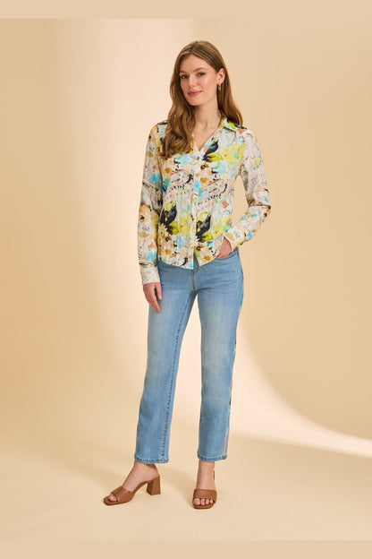 FDJ L/S Split Neck Shirt 7548174