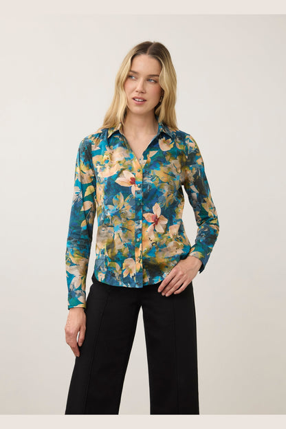FDJ Long Sleeve Split Neck Shirt 7902623