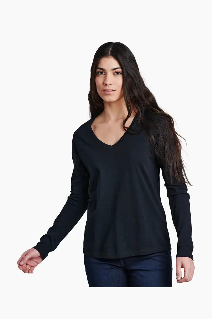 KUHL Arabella V Neck Long Sleeve Tee