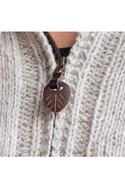 Lost Horizons Canada -  Shannon Full Zip Cable Knit Hooded Sweater