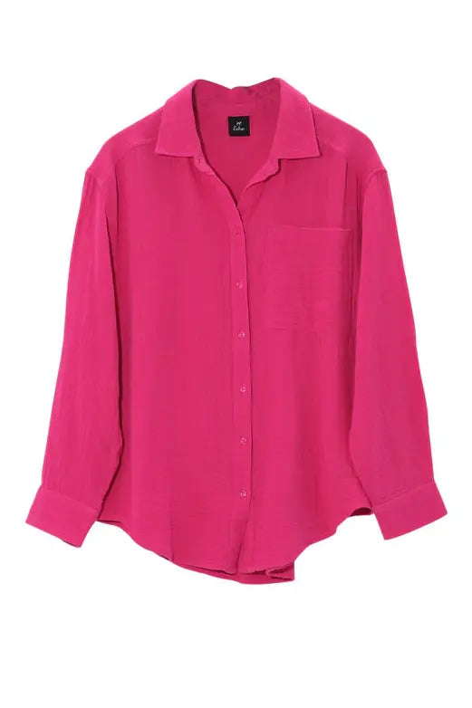 ECHO Supersoft Gauze Boyfriend Shirt EB0400