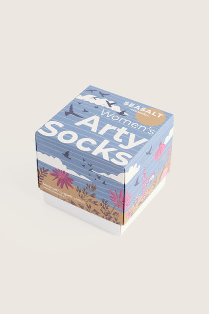 SEASALT Giftbox of 4 Womens Arty Socks