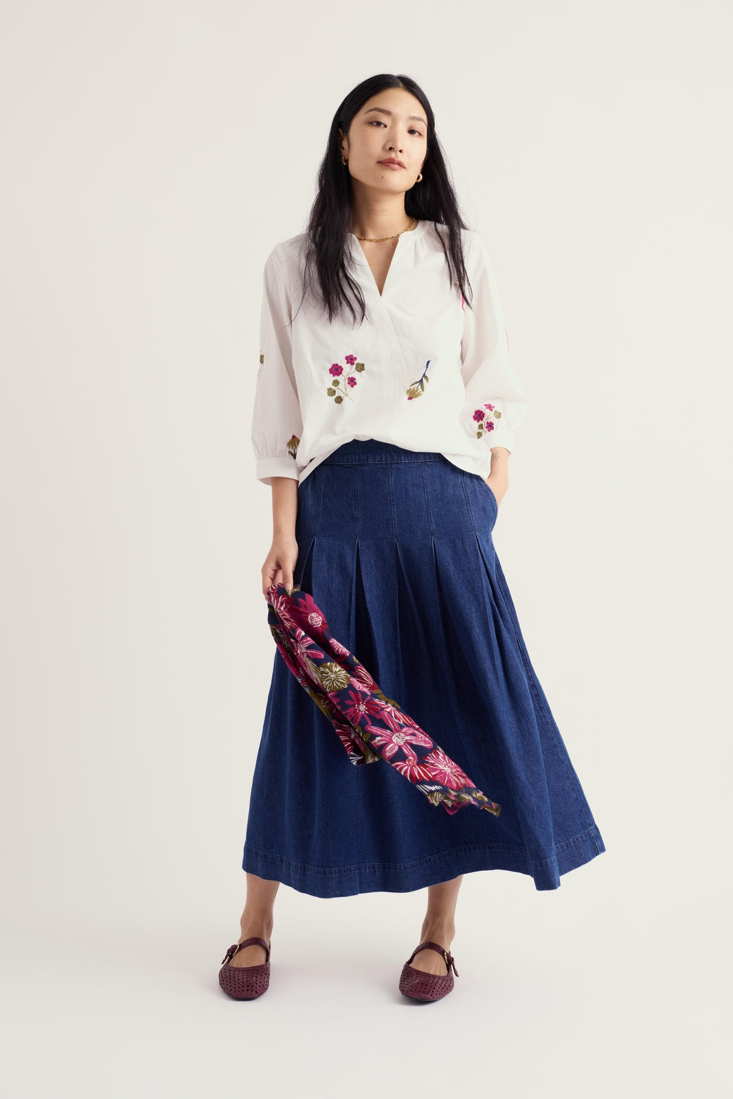 SEASALT Grace Embroidered Top