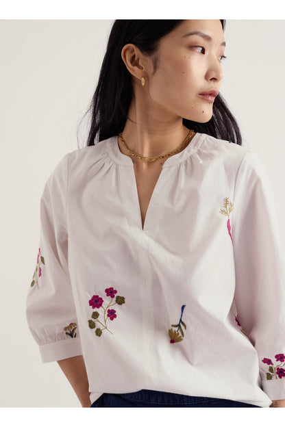 SEASALT Grace Embroidered Top