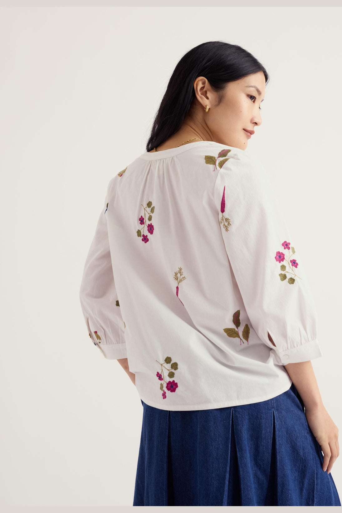 SEASALT Grace Embroidered Top