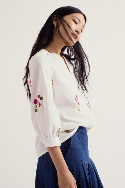 SEASALT Grace Embroidered Top