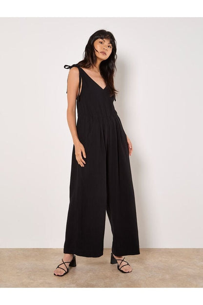 APRICOT Tetra Shoulder Tie Jumpsuit
